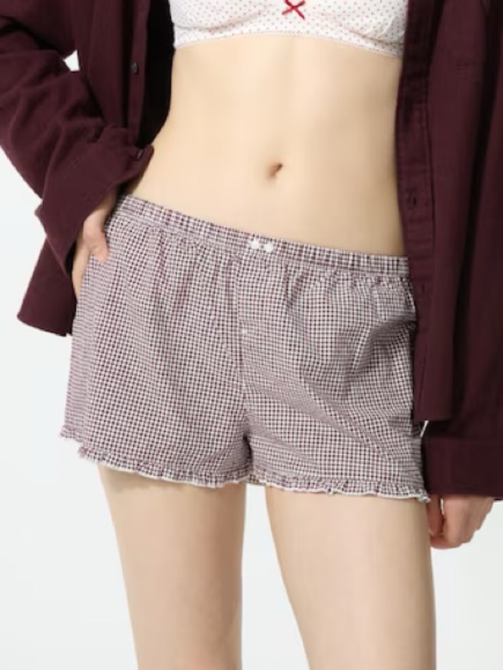 Uniqlo Cotton Boxer Easy Shorts